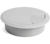 Pasacable redondo ø80 h22 gris claro