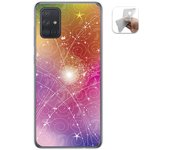 Tumundosmartphone Funda Gel Tpu para Samsung Galaxy A71 5G diseño Abstracto Dibujos