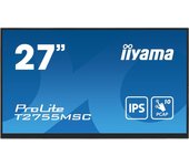 Monitor iiyama T2755MSC-B1 táctil IPS de 27", 1920x1080, HDMI, Displayport, altavoces, cámara web y micrófono