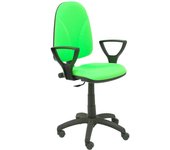 Piqueras Y Crespo Silla de Oficina Ergonómica BALI Pistacho con Brazos Fijos