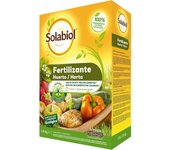 Fertilizante para huerto, 100% orgánico con estimulador radicular para una mejora de la cosecha  granulado 1.5kg - Solabiol