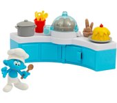 Pitufos Playset con Figura Famosa PUF18000 Figuras de acción FAMOSA