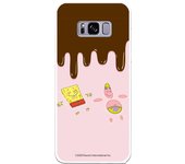 Funda original compatible con Samsung Galaxy S8 - Bob Esponja y Patricio Ba?o