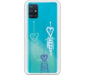 Funda compatible con Samsung Galaxy A51 - Atrapasuenos corazones