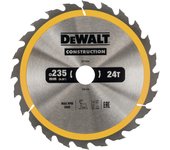 Dewalt DT1954-QZ - Hoja para construcción 235x30mm 24T
