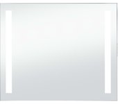 vidaXL Espejo de Pared de Baño con LED Accesorio de Maquillaje Tocador Dimensiones 60 x 50 cm, 80 x 60 cm, 100 x 60 cm