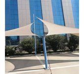 SOMY 5 x 5 M - Toldo para terraza y jardín al aire libre, impermeable, protección UV, vela de sombra blanca
