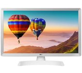 TV LG 24" 24tq510swz HD white STV wifi