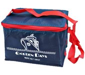 bolso térmico portátil, bolso nevera para playa, viajes, barbacoa, bebida, con cremallera, color azul marino,cm,fespu