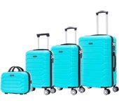 Conjunto de Maletas de Viaje Elegantes: Carcasa Ligera de ABS, Cerradura Numérica, 4 Ruedas Giratorias 360°, Asa Telescópica de Aluminio | Juego de Maletas  |  Set Trolley Maleta Cabina ( 6990 M013 8001 8002 8008 6020 D1 )