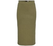 Pieces mod. 17101527 Falda midi canalé