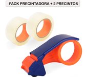 Precintadora o Dispensador de Cintas de Embalaje, Cintas para Embalajes con Dispensador, Transparente, 100m x 48mm