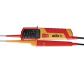 Wiha comprobador de tensión y continuidad 0.5-1.000 vac / 1500 vdc - cat iv (45217)