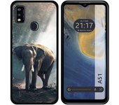 Funda Silicona para ZTE Blade A51 diseño Elefante Dibujos