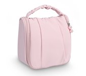 Neceser Colgante para artículos de tocador, Organizador de maquillaje cosmético impermeable para Mujeres y niños, Bolsa de maquillaje portátil para Viajes, Negocios, Vacaciones, Hogar (Pink)
