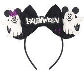 Newest Disney Mickey Mouse Ears Headband Kid Adult Festival Party Sequins 5" Bow Headband Women Baby Girl Party Hair Accessories