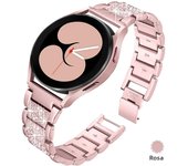Diamond strap for Samsung Galaxy Watch 7/FE/6/4/Classic/5/pro 45mm 40mm 44mm Metal 20mm 22mm link Bracelet huawei gt 4-3-2 band