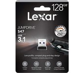 Lexar JumpDrive S47 unidad flash USB 128 GB USB tipo A 3.2 Gen 1 (3.1 Gen 1) Negro