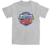 Mens T-Shirt Cars 3 Lightning McQueen Lightning Fast T-Shirts Popular Summer Tee Shirt Y2K Custom Logo Clothes Plus Size