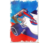 Martini Racing Metal Poster Plaque Metal Vintage Decor Retro Tin Sign Man Cave Decoration Bar Sign Garage Wall Decor Wall Art