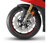 Moto Tiras Adhesivas Kit Llantas17 Pegatinas Tuning Italy para Cagiva