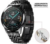 Luxury 22mm Stainless Steel watch band for Huawei Watch 4 GT2 3 pro 46mm strap for samsung watch 6 5 4 loopbracelet