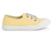 Pisamonas Zapatillas Tela Punta Goma Cordones
