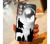 Comics Batmans Superhero For Samsung S23 S22 S21 Ultra S20 FE S10 S9 Plus Lite 4G 5G Frosted Translucent Phone Case Cover