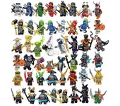 Juego de 48 piezas Ninjago Miniaturas Set Figuras DE ACCIÓN Juguetes para niños