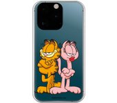 Funda original compatible con iPhone 13 Pro - Garfield y Arlene