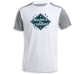 MERCHANDMANIA CAMISETA bicolor frase motivadora gimnasio deporte motivacion tshirt