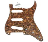 11 pickguard guitarra ST SSS pickguard para Fender Strat 62 solo coil pickups Scratch Placas Stratocaster con American tornillos FD