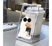 Soft Clear Phone Case For iPhone 14 Pro Max Cases iPhone 11 Cases iPhone 13 12 XS XR X 7 8 Plus SE 2020 Cartoon Cute Duck Cover