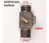 3 Port Copper Male Thread Check Valve Connector For Air Compressor For Tube Connecting Air Pressure Tank Compressor Piston Pump