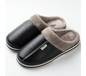 Water Repellent Home Slippers Soft Cozy House Slippers Anti-skid Slip-on Shoes Indoor For Men Winter Shoes