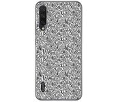 Tumundosmartphone Funda Gel Tpu para Xiaomi Mi A3 diseño Letras Dibujos