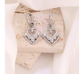 316L Stainless Steel Heart Pendant Huggies Earrings for Women Drop Ear Ring Trend Oval Hanging Hoop Earring Female Jewelry Gifts