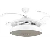 Galeno ceiling fan with purifier and blades  bel air home, 36w, 3 light temperatures, white