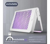 2-in-1 Black Knight Electric Mosquito Killer Lamp Household Mosquito-killer Kills Ultraviolet Light Mosquitoes Trap Kills Flies