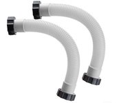 Paquete de 2 mangueras para Bomba de filterola de Arena de Piscina, Manguera de Interconexión con tuercas para Intex, System de salmuera de 40,6 cm y Filter de Arena para piscina.