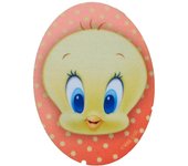 Parches Ropa Warner Bros – Parche Impreso Ropa – Animales – (licencia oficial) – Baby Looney Tunes – Tweety – Canario Piolín – Bebé – Tiernos – 11,0 x 8,0 cm. - Moda The Happy Patch