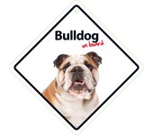 MAGNET & STEEL Señal con Ventosa 'Bulldog on Board'