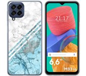 Funda Silicona para Samsung Galaxy M33 5G diseño Mármol 02 Dibujos
