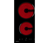 Placa vitrocerámica Infiniton VIT2FBN Negro Integrado 30 cm 2 zona(s)