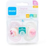 Chupete Mam Original +6 M Látex 2Unds - Diseño Patentado