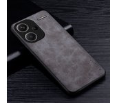 Premium PU Leather Phone Case for Redmi Note 13 Pro Plus 5G Scratch-Resistant Solid Color Cover for redmi note 13 pro Funda
