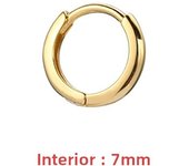 Single Minimal Gold Color Tiny Cartilage Hoop Earrings Glossy Earring Piercing Accessory Trendy Small Huggie Women Hoops For Men