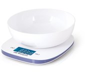 SUINGA Báscula de cocina electrónica, LCD, bol de pesaje 1,5L, hasta 5kg, báscula, cocina, digital, precisión