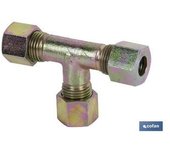 Cofan Racor T Tubo 10 - Rosca 16 X 1,5 para Filtros de Montaje en Grifo