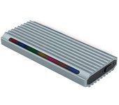 Tooq shinobi carcasa externa ssd m.2 ngff/nvme usb-a 3.1 gen2 rgb